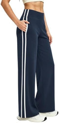 Alaroo Women's Pants Wide Leg High Waist with Pockets Loose Stretch Casual by Alaroo