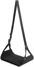 Foot Hammock for Plane Travel 2Pcs Aircraft Hammock Support Plate Lightweight Leg Pillows Foot Pad for Long Travel Rest(Black) by Unknown