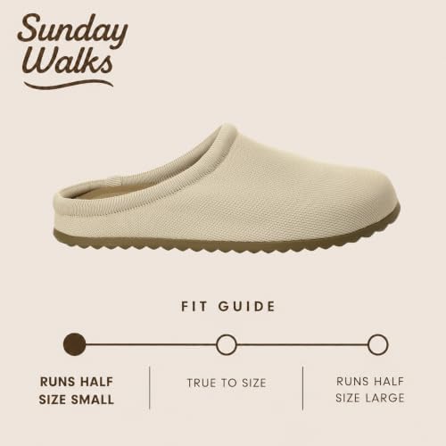 Sunday Walks Women’s Knit Mules, Slip-On Casual Clogs, Lizz - Image 6