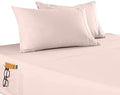 Elegant Comfort 4-Piece Solid Smart Sheet Set-Deep Pocket Fitted Sheet with Side Storage Pockets-Silky Soft 1500 Thread Count Egyptian Quality Microfiber, Wrinkle and Fade Resistant, King, Dusty Rose by ELEGANTCOMFORT