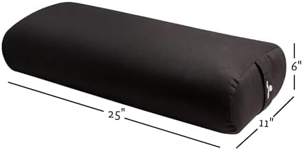 Hugger Mugger Standard Yoga Bolster - Firm, Supportive, Handmade, Durable - Image 2