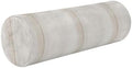 Decorative Bolster Pillow Memory Foam Neck Roll Pillow Round Pillows for Neck Cylinder Pillow Bed Roll Pillow for Neck Support Ivory Stripe by Caihoyu