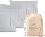 1000 TC King Pillowcases Set of 4 100% Egyptian Cotton Pillow Cases by GoodSleepBedding