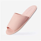 Flip Flop Ultra-thin Travel Slippers Women Ultra Soft Foldable PVC House Shoes with Non-Slip Sole Comfortable Durable for Home Bathroom Hotel Office Flip Flops ( Color : Pink , Size : 38-39# ) by Unknown