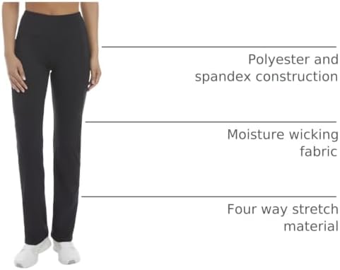 Jockey Women's Premium Pocket Slim Flare Yoga Pants - Image 3
