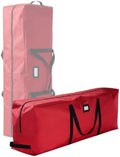 ZEICO Extra Large Moving Bag, Heavy Duty Tote with Zipper & Handles, Red by ZEICO