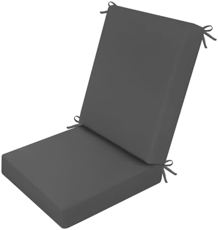 idee-home Outdoor Patio Dining Chair Cushion High Back by idee-home