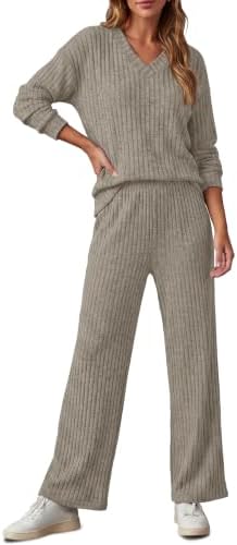 RUMIA Lounge Sets for Women Cozy Travel Matching Sweater Fall Outfits - Image 4