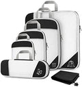 6-piece Travel Packaging Cube Storage Bag Compressed Luggage Set by Unknown