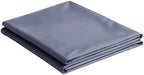 NEST and NOOKS 100% Cotton Sateen Twin XL Flat Sheet, Blue Jean Navy by NestandNooksBedding