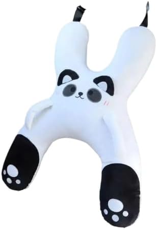 Fit for Car Neck Pillow - Sleep Aid for Travel - Cute Cartoon Design(Black White) by Unknown