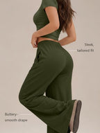 Trendy Queen Women's 2 Piece Matching Summer Lounge Set with Pockets - Image 4