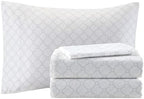 Madison Park Essentials King Comforter Set, Floral Bed in a Bag Purple 9PC - Image 4