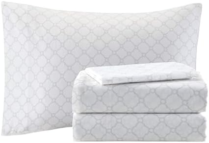 Madison Park Essentials King Comforter Set, Floral Bed in a Bag Purple 9PC - Image 4
