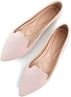 SAILING LU Women's Pointy Toe Ballets Flats PU Leather by SAILINGLUOfficial