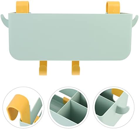 Light Green Bedside Hanging Storage Basket with Multi-pockets - Image 7