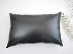 2pcs PU Waterproof Pillowcases With Zipper Pillow Protectors, Dust Proof, Grease Proof, Dog Proof, Extends Pillow Life, Utility Patent Leather Pillow covers, Beddings (Queen(20"*30"), Black) - Image 2