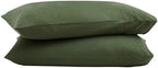 100% French Linen Pillowcase Set of 2, Breathable Envelope Closure Soft Linen Pillow Cover,Soft Luxury Hotel & Home Use, Gift - Image 3