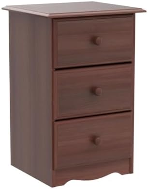 Palace Imports 100% Solid Wood 3-Drawer Nightstand, Mocha, 28" h x 18" w x 16" d. Requires Assembly - Image 3