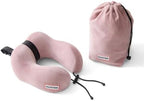 Hunter Ellis Contour Travel Neck Pillow, Pale Mauve, 11" x 10" x 6" by Unknown