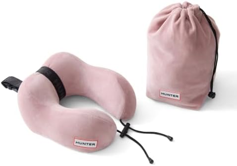Hunter Ellis Contour Travel Neck Pillow, Pale Mauve, 11" x 10" x 6" by Unknown