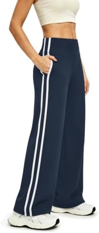 Alaroo Women's Pants Wide Leg High Waist with Pockets Loose Stretch Casual - Image 4