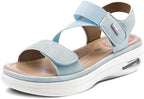mysoft Women's Comfortable Walking Sandals Platform Wedge Ankle Strap by mysoft