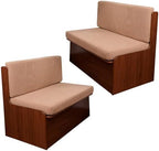 CRFATOP RV Dinette Cushion Covers Soft 4pc Camper Booth Seat Slipcover,20 by CRFATOP