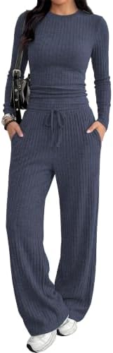RUMIA Lounge Sets for Women Fall Outfits Sweater Cozy 2 Piece(S-2XL) - Image 3