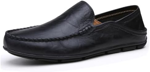 Go Tour Men's Premium Genuine Leather Casual Slip on Loafers Breathable Driving Shoes Fashion Slipper - Image 6