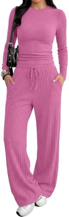 RUMIA Lounge Sets for Women Fall Outfits Sweater Cozy 2 Piece(S-2XL) - Image 3