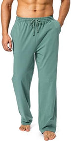 Pudolla Men's Cotton Yoga Sweatpants Athletic Casual Pants with Pockets - Image 2