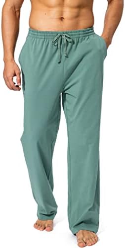 Pudolla Men's Cotton Yoga Sweatpants Athletic Casual Pants with Pockets - Image 2