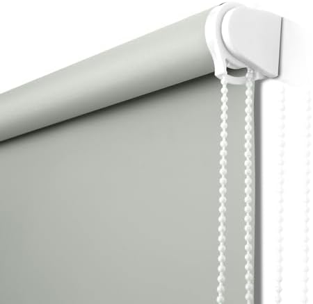 NUTRO CHILL Blackout Roller Shades for Window 27" W x 68" L Light Gray by NUTROCHILL