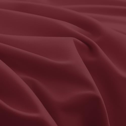 Mocassi King Size 4-Piece Bed Sheet Set - 1800 Premium Hotel Quality Microfiber 18-24 Inches Extra Deep Pocket Fitted Sheet- Luxury Soft, Breathable, Wrinkle, and Fade Resistant, Burgundy - Image 7