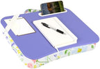 LAPGEAR Designer Lap Desk – Purple Flower, Fits 15.6" Laptops by LapGear