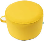 QILLOWAY Inflatable Outdoor Ottoman for Patio, Waterproof Round Pouf, Inflatable Foot Rest, Outdoor Footstool for Poolside, Garden，Camping,Yellow - Image 3