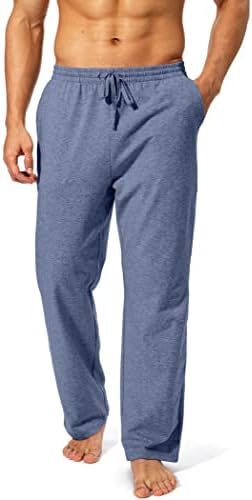 Pudolla Men's Cotton Yoga Sweatpants Athletic Casual Pants with Pockets - Image 2