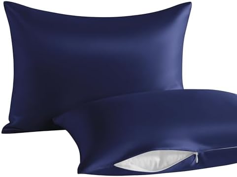 NTBAY Toddler Pillows with Pillowcases Set, 4 Piece 13 x 18, Navy Blue by NTBAY