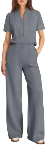 SENSERISE Jumpsuits for Women Dressy Short Sleeve Jumpsuit - Image 2