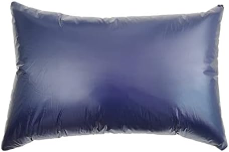 2pcs PU Waterproof Pillowcases with Zipper Pillow Protectors, Dust Proof, Grease Proof, Dog Proof, Extends Pillow Life, Utility Patent Leather Pillow Covers, Beddings (Queen(20"*30"), Navy) by BECKCOVER