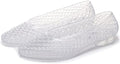 Jelly Flats for Women Jelly Sandals Low Heel Jellies Shoes Clear Pumps by KysBloes