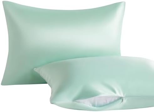 NTBAY Toddler Pillows with Pillowcases Set, 4 Piece 13 x 18, Cyan by NTBAY