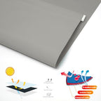 NUTRO CHILL Blackout Roller Shades Blinds for Window 32" W x 68" L Silver - Image 3