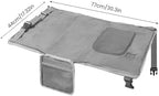 Inflatable Beds, Toddler Travel Bed, Toddler Airplane Bed, Portable Airplane Seat Extender Travel for Toddlers, Lightweight Oxford Fabric - Gray - Image 3