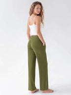 ODODOS Women's Lounge Pants with Pockets Drawstring Lightweight Loose Comfy Casual Pajama Pants-28/30" Inseam - Image 2