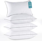 HUXMEYSON Pillows Queen Size Set of 4, Down Alternative Fill by HUXMEYSON