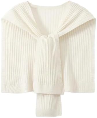 Womens Merino Wool Wrap Shawl Windproof Neck Cover Warm Winter - Image 2