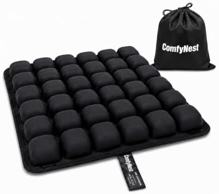 ComfyNest Inflatable Air Cell Seat Cushion for Airplane, Office Chair, Car by Unknown