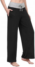 WiWi Bamboo Viscose Pajama Pants for Women Plus Size Cooling Bottoms S-4X by WiWi